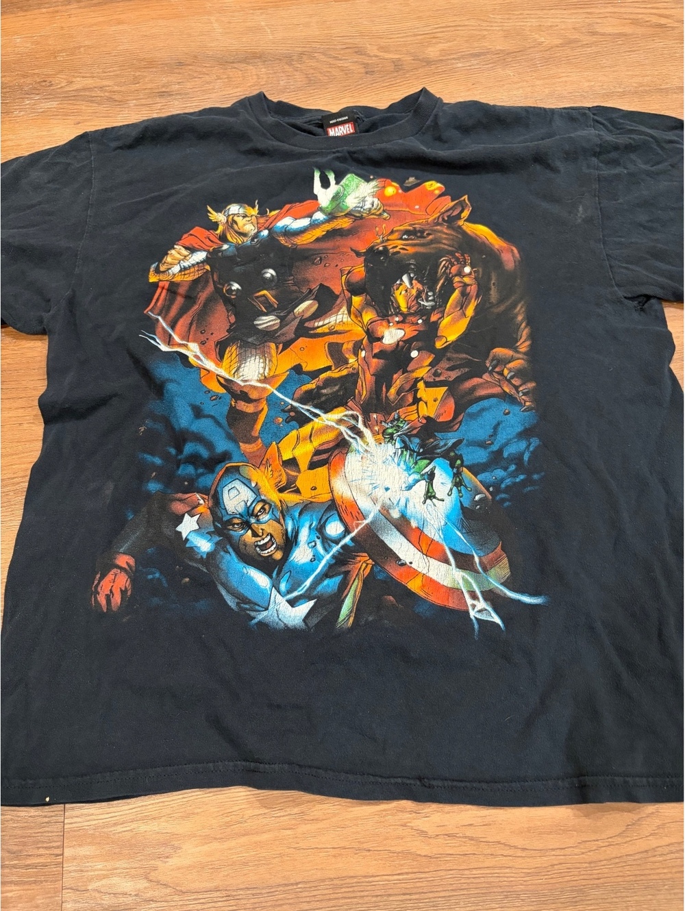 Marvel Black Graphic T Shirt